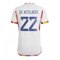 Billiga Belgien Charles De Ketelaere #22 Borta fotbollskläder VM 2022 Kortärmad